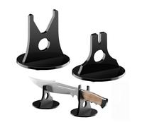 Présentoir pour cutter - Support en acrylique antidérapant de 2 pièces, organiseur transparent, support pour ranger des objets | Vanity Home Kitchen Tabletop Desk Party Room Collection Display