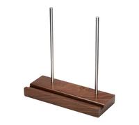 Présentoir pour disques musicaux - Support en Bois pour vinyles, disques vinyles, Cartes Postales, Livres, Photos ou œuvres d'art, Organisateur de Table Compact et Robuste, Design décoratif élégant |