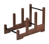 Présentoir pour disques vinyles, album en bois, classeur pour livres de cuisine et photos, bureau à 3 étages