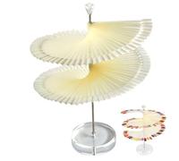 Présentoir pour faux ongles, présentoir de nuancier pour nail art, étagère en spirale pour faux ongles, outils de pratique naturelle en plastique, 120 bâtons, support en spirale couleur