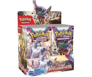 Présentoir pour jeu de cartes à collectionner Pokémon Crimson & Purple - Développements à Paldea (36 boosters), l'emballage peut varier