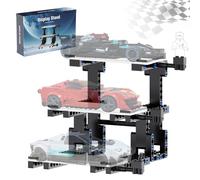 Présentoir pour kit de construction Lego Speed Champions, support à 3 couches pour voiture Lego 76918 76923 76934 76919 76909 76914 76917 avec écran conducteur, cadeaux de collection pour adultes (220