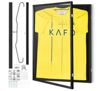 Présentoir pour maillot de sport-VEVOR-610x812x40 mm, boîte à ombre verrouillable de jersey, protection UV 98% en verre PC