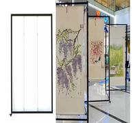 Présentoir Pour Panneaux D'art, Support Publicitaire En Aluminium, Étagère Peinture Et Mariage, Pour Galerie D'art, Salon D'artisanat, Stand(5pcs,100x200cm/39.4x78.7in)