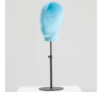 Présentoir pour perruques et chapeaux avec base en métal réglable en hauteur pour maquette salon boutique