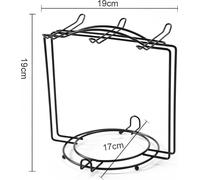 Présentoir pour tasses à thé Anti-rouille Support pour tasses en acier inoxydable Support de séchage pour tasses et plats