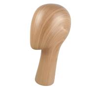 Présentoir pour tête de coiffure avec forme pleine grandeur, forme de mannequin en bois pour chapeaux, lunettes et vente au détail
