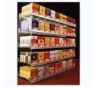 Présentoir, présentoirs de Magasin, Support de boîtier rectangulaire Transparent, épaisseur de 10 Paquets, Support Mural (Taille : 62,5 x 29 x 73,5 cm)