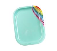 Présentoir professionnel rectangulaire en acier inoxydable pour mélanger et manucure