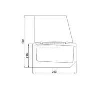 Présentoir Réfrigérée A Ingrédients Vitré Bac GN 1/3