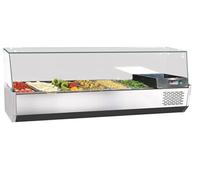 Présentoir Réfrigérée A Ingrédients Vitré Bac GN 1/3
