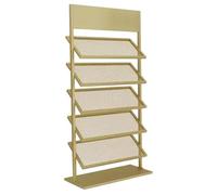 Présentoir réglable à 5 niveaux pour carrelage en porcelaine et grès - Support durable et peu encombrant pour salles d'exposition, expositions et présentations - Idéal pour les sols et les murs