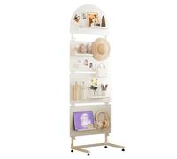 Présentoir réglable au sol avec crochets - Organisateur polyvalent pour travaux manuels, outils et décoration d'intérieur - Idéal pour la vente au détail ou un usage personnel