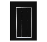 Présentoir robuste for tableaux, capacité de 60 kg, avec kit de suspension ; support de tableau professionnel en alliage d'aluminium for œuvres encadrées de grand format(5pcs,78.7x47.2in/200x120cm)