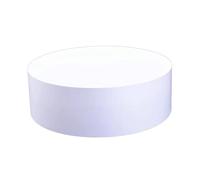 Présentoir rond polyvalent - Vitrine cylindrique élégante pour la décoration de la maison, les magasins de vêtements, les expositions de modèles et les tables à dessert - Design robuste et élégant