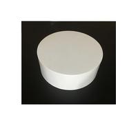 Présentoir rond pour mannequin, idéal pour les boutiques de mariage, avec base cylindrique surélevée, plateforme de décoration pour événements festifs et expositions d'anime, couleur laiteus