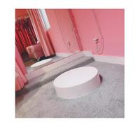 Présentoir rond sur socle, plateforme d'exposition pour mannequins, robes de mariée, objets de collection, sacs et chaussures, blanc - 40 x 70 cm / 15,7 x 27,5 pouce,White-40x70cm/15.7*27.5IN