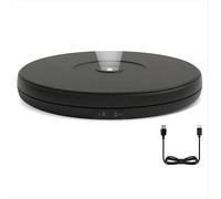 Présentoir Rotatif à LED de 10 Pouces, Plateau Tournant Motorisé à 360° avec Lumières, Base Rotative Électrique D'une Capacité de 2