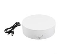 Présentoir rotatif électrique, 13 cm, plateau tournant silencieux pour vente au détail et maison, capacité de charge de 5 kg, produit cosmétique pour rotateur, figurines et accessoires de maquillage