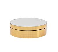 Présentoir Rotatif Motorisé À 360 °, 2 Pièces, Alimenté par USB | Plateau Tournant, Porte-bijoux, Photographie De Produits, Faible Bruit(GOLD_15CM)