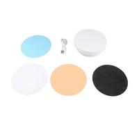 Présentoir rotatif motorisé, plateau tournant à 360 degrés pour la présentation de petits produits, vitrine rotative en ABS avec une capacité de charge de 3 kg pour les bijoux, les (Diamètre 15 cm /