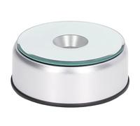 Présentoir Rotatif, Présentoir Rotatif motorisé, Présentoir à Rotatif Lumineux à 360 Degrés, Charge USB de 80 Secondes par Tour, pour Cristaux de Tasses