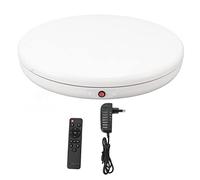 Présentoir Rotatif, Télécommande d'affichage de Plateau Tournant motorisé 45 Cm 100-240 V 100 Kg Roulement à Faible Bruit pour l'enregistrement (Prise UE)