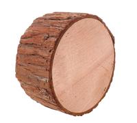 Présentoir Rustique Souche D'arbre Cylindrique Stable Surface Mate Solide | Texture Réaliste de Bois , Support pour Photographe Produit, Décor de Vitrine et Bougies Chauffe-plat
