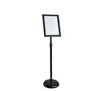 présentoir, support d'affichage réglable en aluminium support de menu pour poster support de panneau au sol pour affiche, menu, publicités, vente, présentoir de messages, support de signalisation 9,6