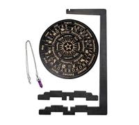 Présentoir - Support de sorcière 3D en Bois de 20 cm pour décoration de Collier, Sculpture de Table Mystique | Support de vitrine de Bijoux pour, Bureau, étagère, Accent Gothique