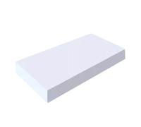 Présentoir sur Pied pour Magasin de vêtements - Support rectangulaire pour mannequins, Objets de Collection, décoration de fête, Socle d'événement - Blanc, 150 x 30 x 10 cm - Idéal pour prés