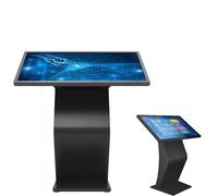 Présentoir sur Pied Type K Tactile,Borne D'affichage Dynamique 1080P IPS Black-22in