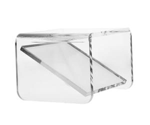 Présentoir Surélevé en Acrylique Transparent Miroir pour Collections | Plateforme Claire, Protection Solide, Vue du Dessous des Marques, pour Musées et Maison, Compatible Céramiques