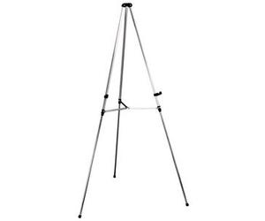 Présentoir téléscopique pour tableau, aluminium blanc