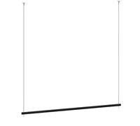 Présentoir télescopique robuste en métal multifonction pour vêtements de vente au détail Armoire réglable pour magasin et maison 100 cm Noir