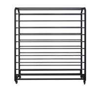 Présentoir textile commercial, grande étagère suspendue pour bobines de vinyle, films de retouche photo pour voiture, nappes, emballages, avec barre réglable et roulettes freinables, largeur 130 cm,