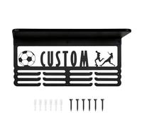 Présentoir Trophées - Support mural en métal multifonctionnel Maison, étagère trophée murale - pour course ruban de football sport course Baseball lutte softball basket-ball gymnastique Tennis