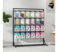 Présentoirs De Chaussettes Réglables, Cintre De Sous-Vêtements Simple Face Non Perforé Monté Au Sol, Supports De Stockage De Magasins De Vêtements Au Détail