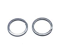 Présentoirs pour Bijoux Accessoires Anneaux Support Porte clé 25 mm Gris x 5 pièces