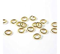 Présentoirs pour Bijoux Accessoires création Anneaux de jonction 4 mm 200 pcs Doré
