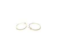 Présentoirs pour Bijoux Accessoires création Boucle d'oreille cerceaux créole 35 mm (10 pièces) Doré