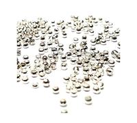 Présentoirs pour Bijoux Accessoires création Perles à écraser 3 mm 200 pièces Argenté