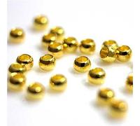 Présentoirs pour bijoux Accessoires création Perles à écraser 3 mm 200 pièces Doré
