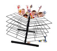Présentoirs pour Impressions, séchoir à Dessin pour Enfants, chevalet pour Atelier d'art, Support de Rangement pour Peinture à l'huile, Format A3, 8K, pour séchage et présentation de travaux