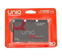 Préservatif 3 unités sans latex avec anneau de protection