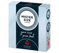 Préservatif fin Mister Size - 60mm (3 pcs)