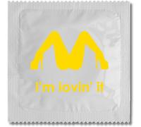 Préservatif HumourÀ L'unitéParfait Pour Une Surprise AmusantePour Des Instants MémorablesFabrication Française. (Universel,I'm Lovin It)
