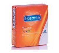 Pasante Taste Mix préservatifs saveur Blueberry, Strawberry, Mint 3 pcs