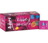 Préservatifs Adore Pleasure avec cannelures 144 pièces
