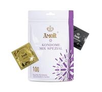 Préservatifs AMOR Premium Mix Special Extra Variété Lot d’échantillons Ø 53/54 mm Lot de 100